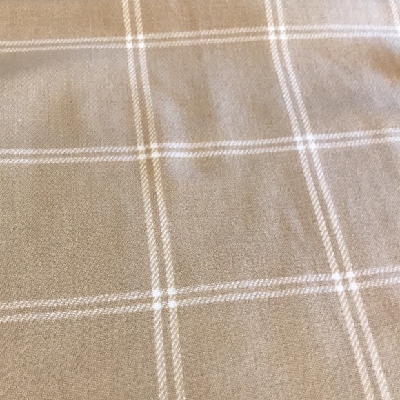 NWT Land’s End Neutral Plaid Scarf - Picture 5 of 7
